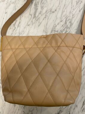 Givenchy Beige Quilted Leather Crossbody Bag